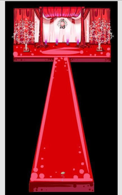 @手绘师黄小花#婚礼手绘#