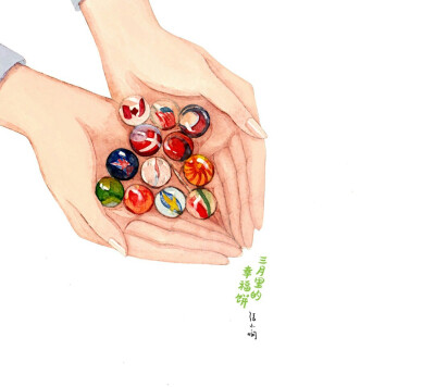 “三月里的幸福饼”系列精选集。喜欢这种淡淡不夸张的美好～