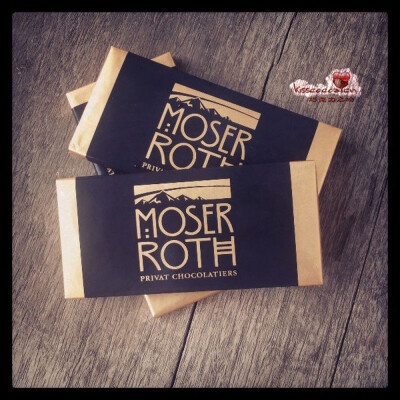 4 . Moser-Roth 同样是德系的，70% 和 85% 的黑巧