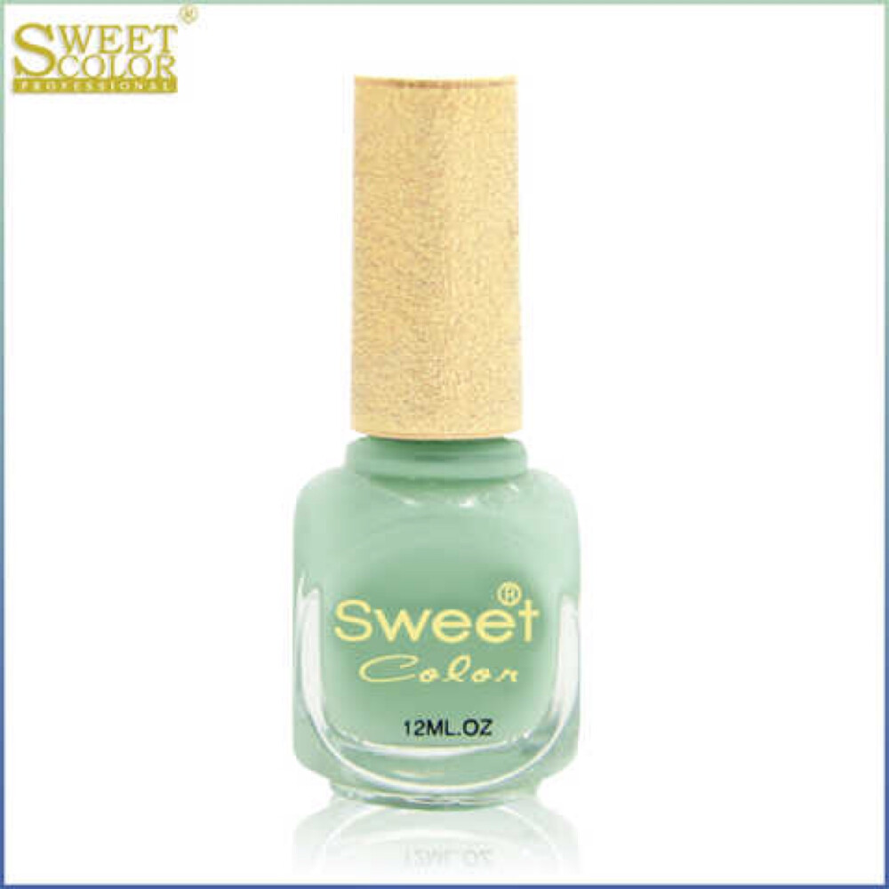 Sweet Color环保指甲油 2014 遇光变色 奶绿变蓝 海蓝奶绿 12ML