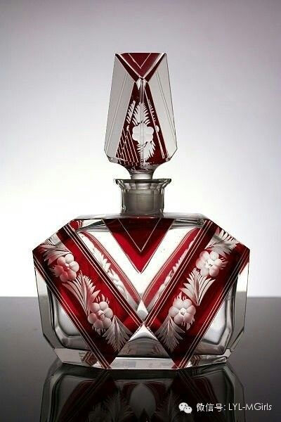 波西米亚水晶香水瓶 Bohemian Glass Perfume Bottles