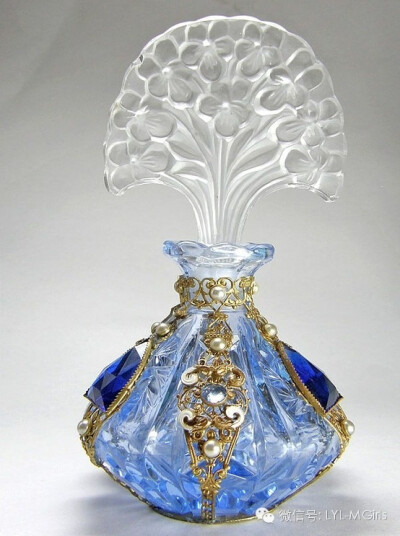 波西米亚水晶香水瓶 Bohemian Glass Perfume Bottles