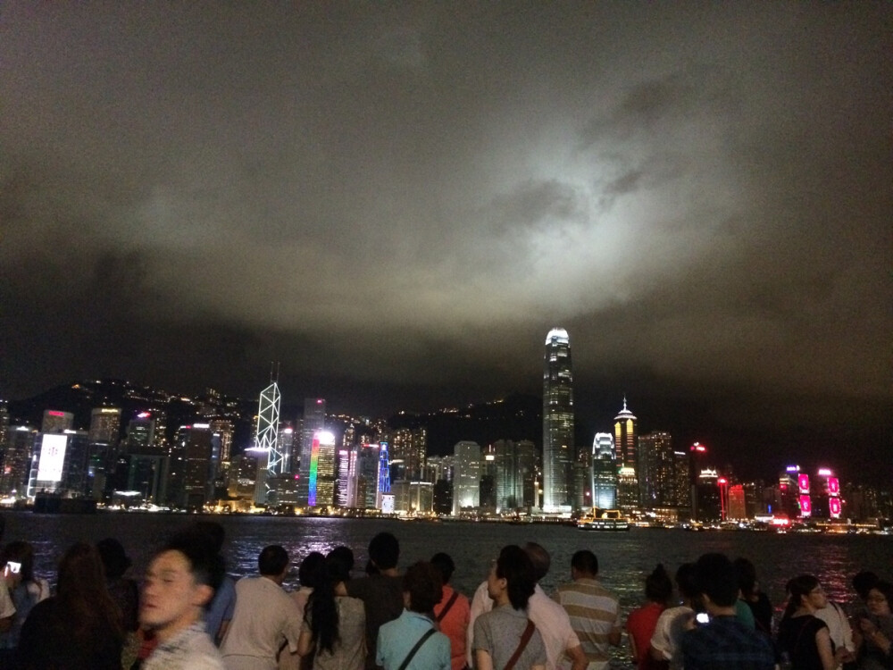 香港星光大道 維港夜景