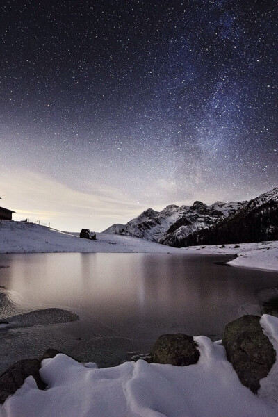 Monte Avaro at night 【意大利Monte Avaro夜景】