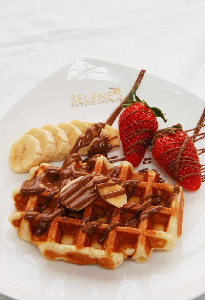 蛋糕下午茶甜品华夫饼