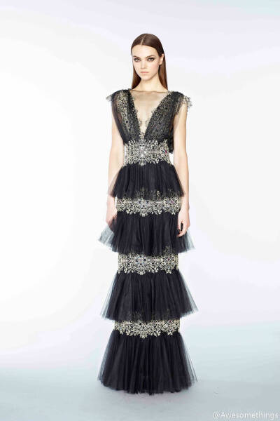 #lookbook#Marchesa Pre-Fall 2015.