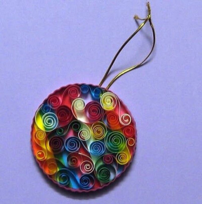 衍纸手工达人的圣诞手作