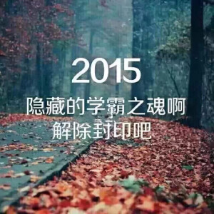 【2015我们都要好好的】隐藏的学霸之魂啊！解除封印吧！ 头像，壁纸。
