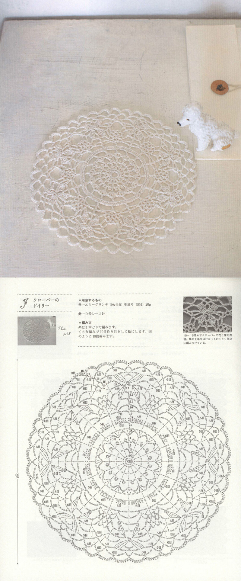 【蕾丝钩编の圆桌布】- #图解#