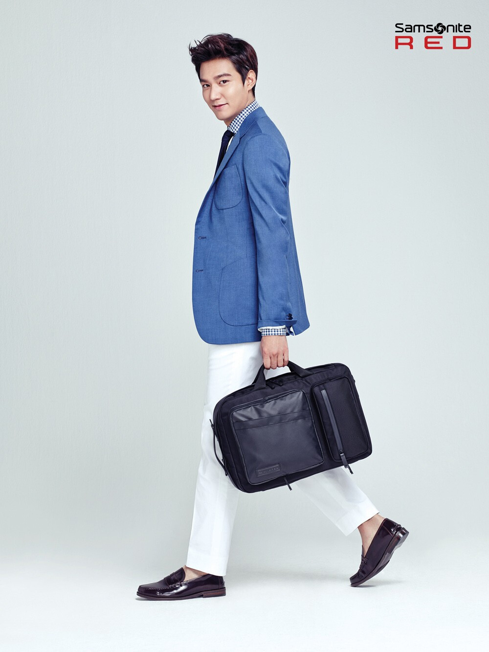 【李敏镐】【画报】2015 箱包品牌新秀丽Samsonite 画报