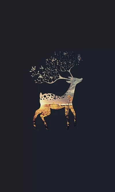 deer friend 树深时见鹿 麋鹿 鹿