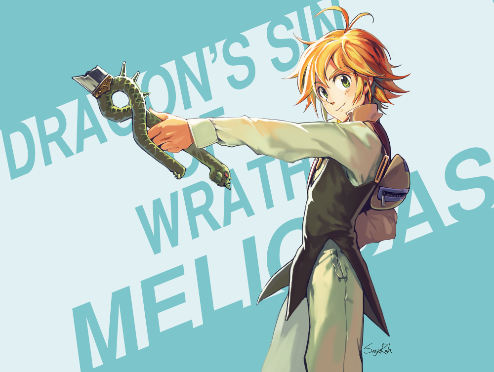 七大罪（七原罪） 梅利奥达斯（Meliodas）——愤怒之罪 （Dragon's Sin of Wrath） 团长