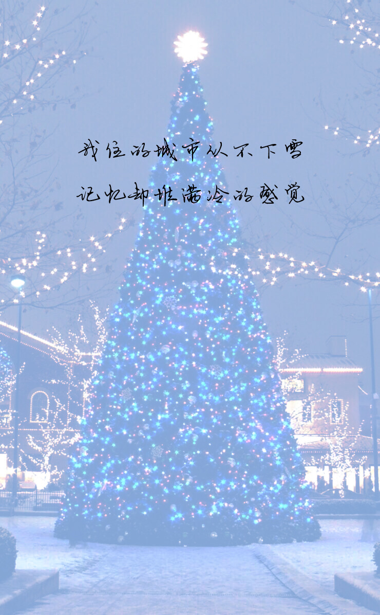 merry merry christmas, lonely lonely christmas 想祝福不知该给谁 爱被我们打了死结 ————陈奕迅《圣诞结》