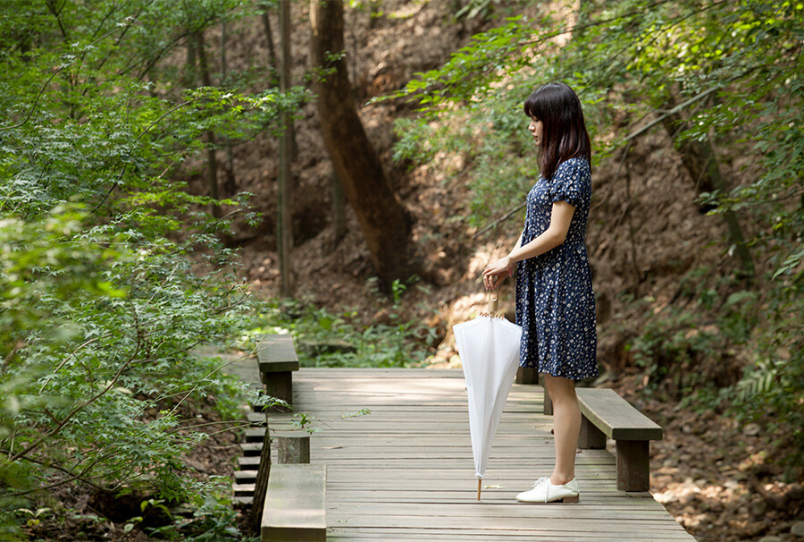 外出踏青、采风，拍照也是很有感觉的... ...入画，入景，丝毫不显突兀——竹语