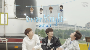 《Dream Kinght（玩偶骑士）》 由2015年1月27日上映 是由GOT7全体七个人出演的网络剧，在优酷土豆上有直播，Mark Jackson 荣宰 JB是拥有异能的四人组，Jr.  BamBam 宥谦是偶像GOT组合的成员们，具体资料百度Dream Knight