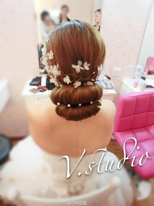 新娘盘发
