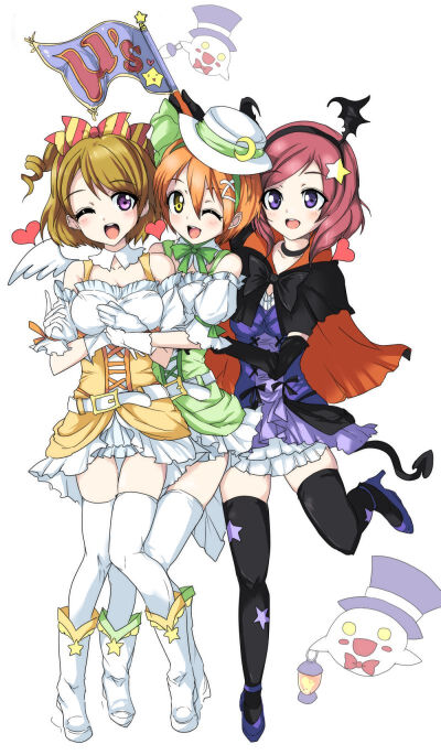 动漫 二次元 同人 lovelive 小泉花阳 星空凛 西木野真姬