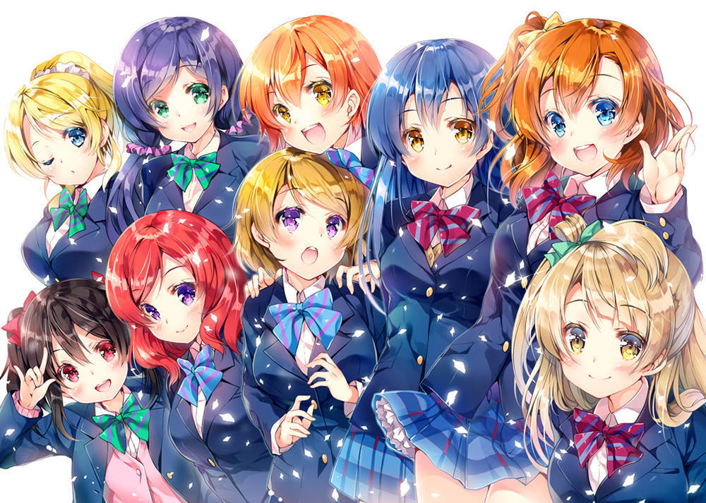 散放着光芒的μ's