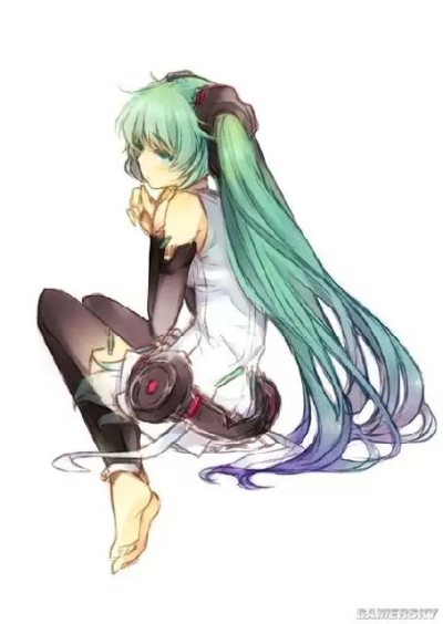 初音未来诞生四周年，官方为MIKU粉丝们放出了一组以初音“裸足”为主题的同人画集，喜欢MIKU的朋友可要赶紧收藏噢！