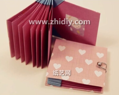 【折纸教程】折纸书，视频教程链接：http://www.zhidiy.com/zhezhirumen/7806/