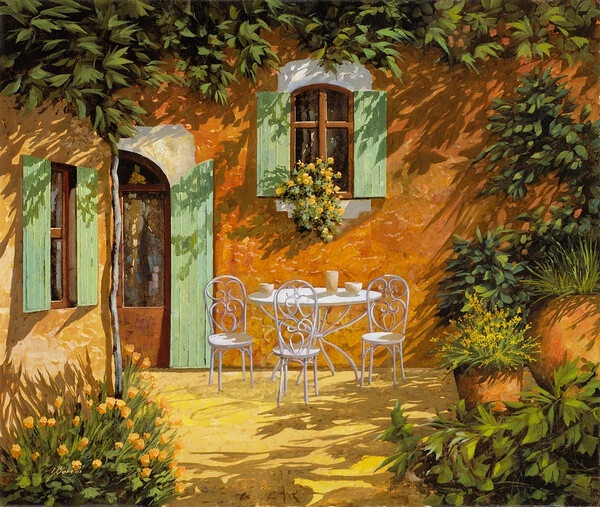 Guido Borelli 欧洲风景油彩