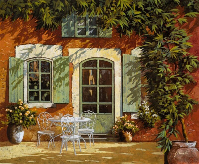 Guido Borelli 欧洲风景油彩