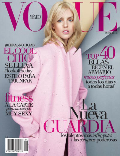 Vogue Mexico &amp;amp; LATAM January 2015 Julia Frauche