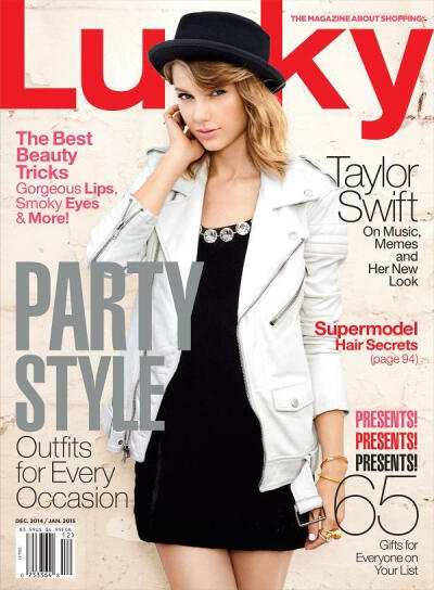 Taylor Swift 《Lucky 》杂志2014年12月2015年1月号