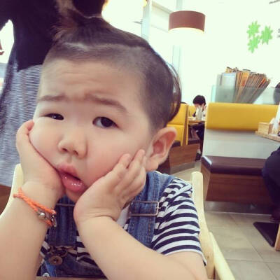 嘎萌的新发型好看么