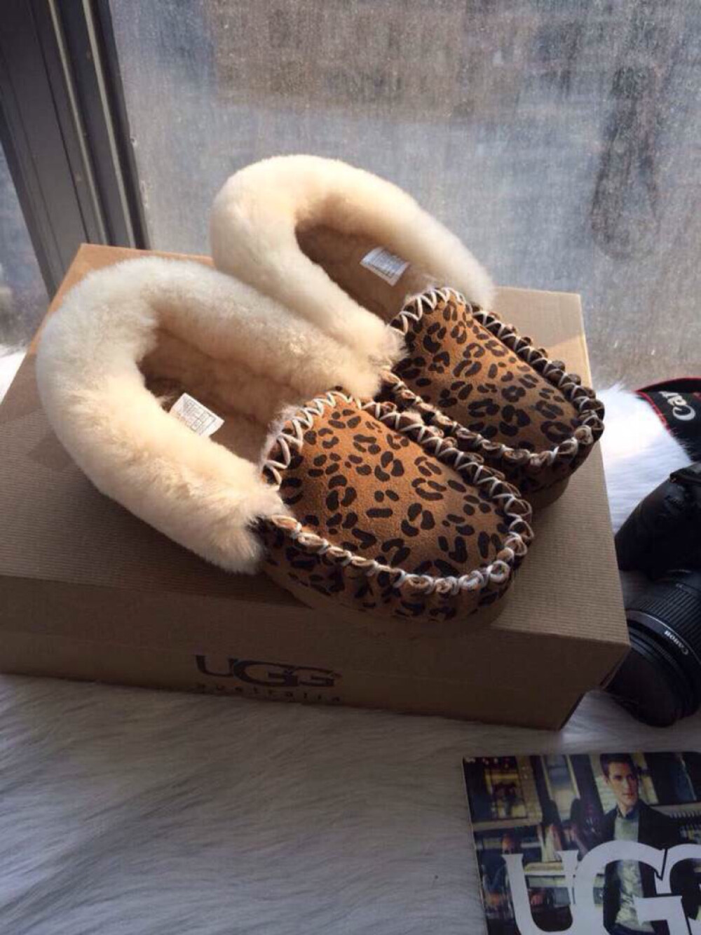 ugg 豹纹