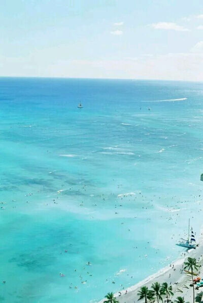 透彻的蓝 深海 天空 手机壁纸 聊天背景 「绾绾姑娘」