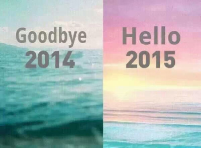 Goodbye2014 Hello2015