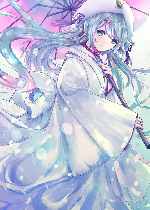 初音未來 miku 萌萌噠 來自pixiv 新年快樂 元旦快樂