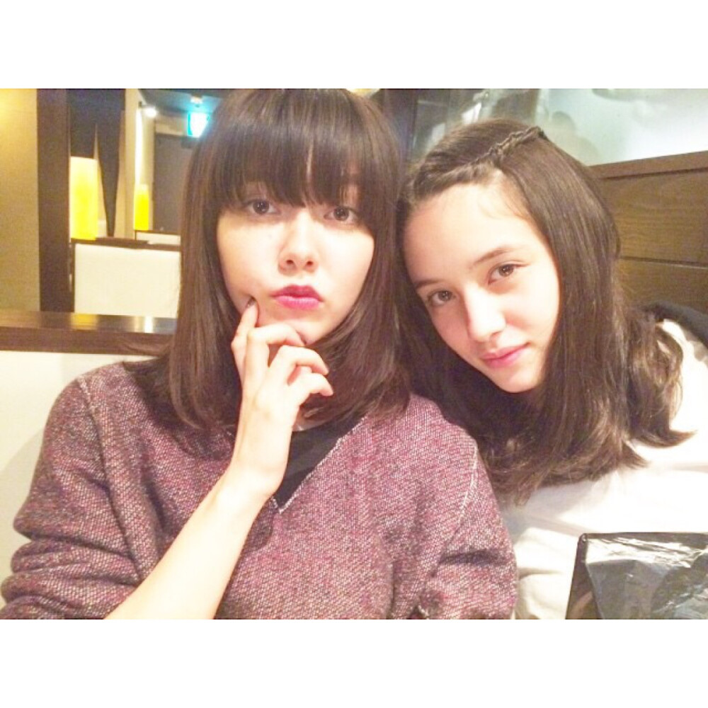 琉花luka【合照】instagram 2014/11/05 with 远藤新菜