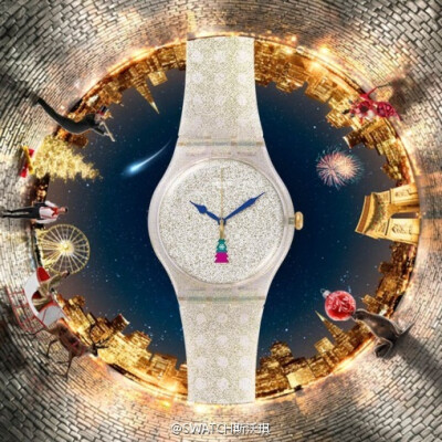 swatch 2014 SUOZ709S 圣诞节