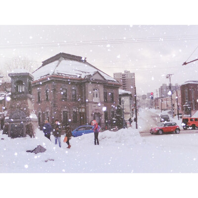 北海道の雪 小樽