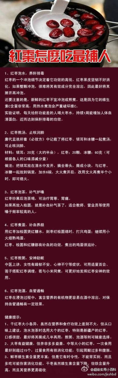 【红枣怎么吃】