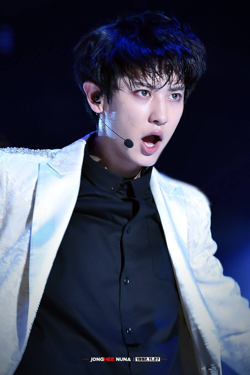 认真的男人最帅exo朴灿烈明星美男