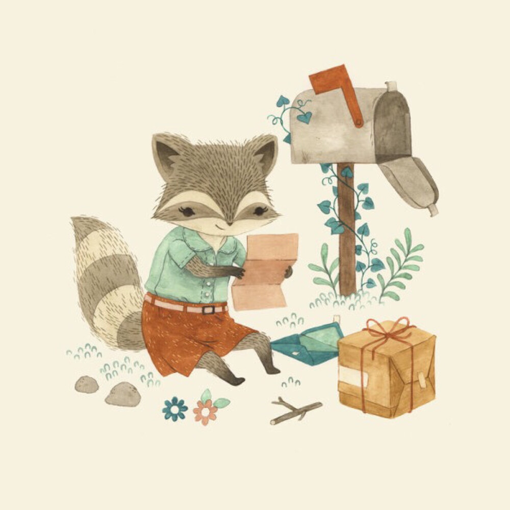 小狐狸的乡村生活美国插画师teaganwhite4