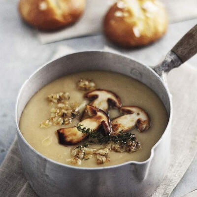 培根奶油蘑菇汤