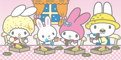 sanrio 更多关注微博：小双星的礼拜天