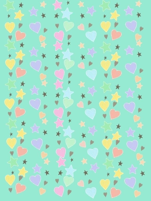 爱心~ 星星~ 点点~ 换不完的背景手机壁纸..