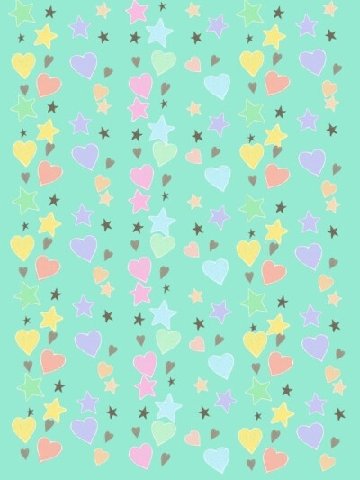 爱心~ 星星~ 点点~ 换不完的背景手机壁纸..