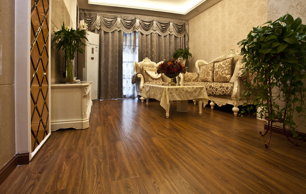 浓浓质感让欧式风格的客厅像是一杯浓郁的咖啡，悠然洒脱，在欧式风格的客厅当中，超高垂度的布艺窗帘http://www.xiugei.com/chuanglian/buyi/用众多的褶皱演绎了一曲时尚的赞歌，窗帘在优雅的室内看起来像是律动的音符，静静的撩拨您的心弦，在这里尽情的徜徉，给您更好的体验。