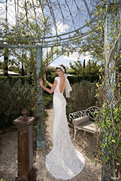 Berta 2015婚纱系列，在新款系列当中,刺绣薄纱、蕾丝花朵、优质绸缎组成的强大婚纱气场让人无法抵挡