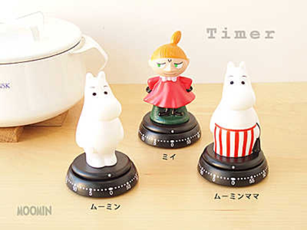 日本Moomin/姆明 姆明妈妈/亚美酱 卡通厨房计时器/定时器