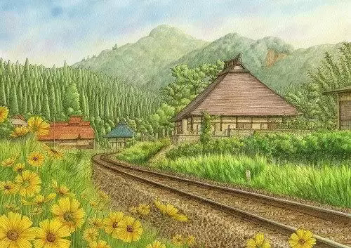 【插画】秋叶原的温柔，松本忠笔下的铁道风景＊