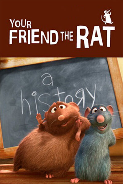 《你的老鼠朋友Your friend the rat》皮克斯最长动画短片，以教育宣导短片的形式试图纠正人类对于老鼠的偏见与误解。全片使用了2D手绘，2D矢量，2D像素，3D，剪纸，黏土等几乎所有动画制作手段。