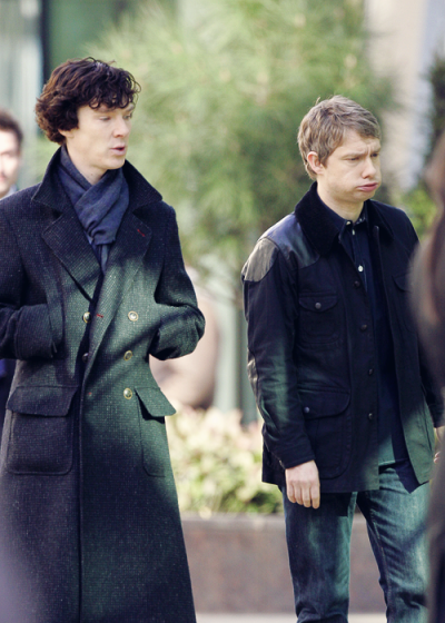 Benedict Cumberbatch Martin Freeman 神探夏洛克 卷福 花生 Sherlock