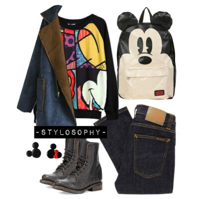 The fashion trend STYLOSOPHY『主题搭配』Mickey Mouse